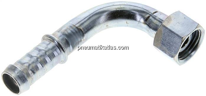 90°-Schlauchnippel G 1/2" Überwurfmutter, 14 - 15mm