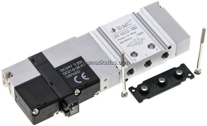 Magnetventil für S1V, 5/2-Wege Impulsventil (bistabil)