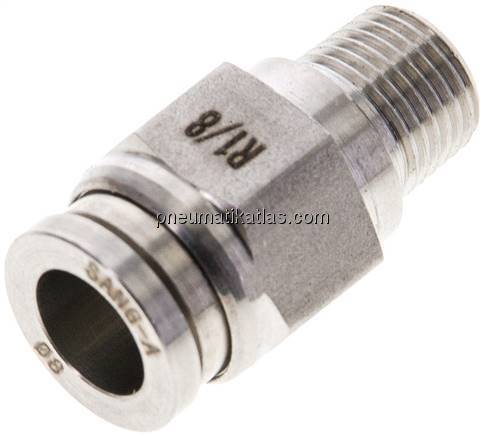 Gerader Steckanschluss R 1/8"-8mm, IQS-ES LE