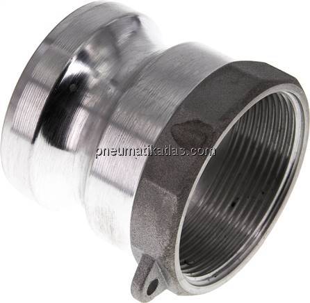 Kamlock-Stecker (A) Rp 2"(IG), Aluminium