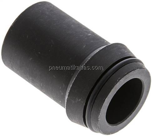 Anschweißnippel 30 x 5mm, Stahl phosphatiert