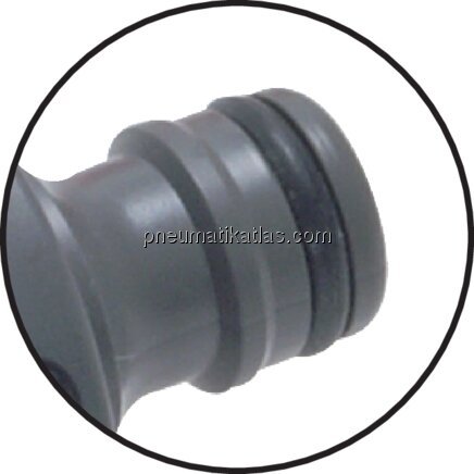 Detailansicht: O-Ring für Gartenschlauch-Kupplungs