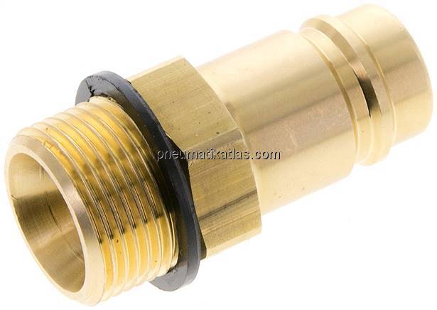 Kupplungsstecker (NW15) G 3/4"(AG), Messing