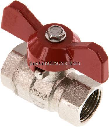 Messing-Kugelhahn, Eco-Line, Rp 3/8", 0 - 25bar