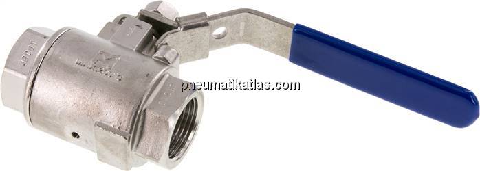 Edelstahl-Kugelhahn m. Entlüftungsbohrung G 1", PN 16