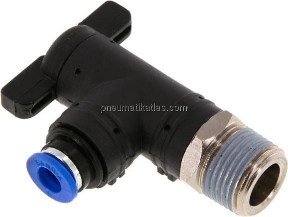 Winkel-Absperrhahn R 3/8"-6mm, IQS-Standard