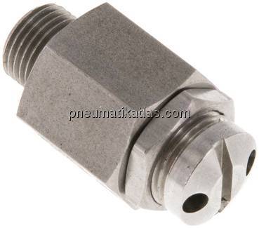 Mini-Sicherheitsventil G 1/8", 10 - 18 bar, 1.4305