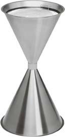 Standascher Diabolo Edelstahl H 730 mm VAR