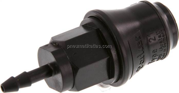 Kupplungsdose (NW5) 4mm Schlauch, POM