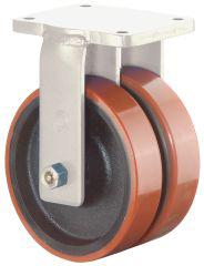 Dopp-Bockr.300/50mm S110.C10 Pl.,Polyure Guss,KL S110.C10.300 BS ROLLEN