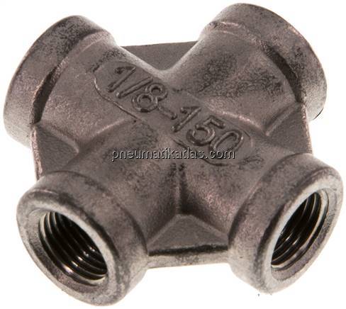 Kreuzstück Rp 1/8" (IG), 1.4408