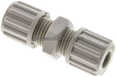 Gerade Verschraubung 8x6mm, Polypropylen