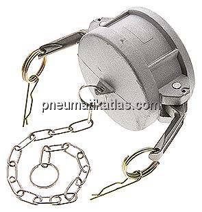 Kamlock-Verschlusskappe (DC) 3", Aluminium