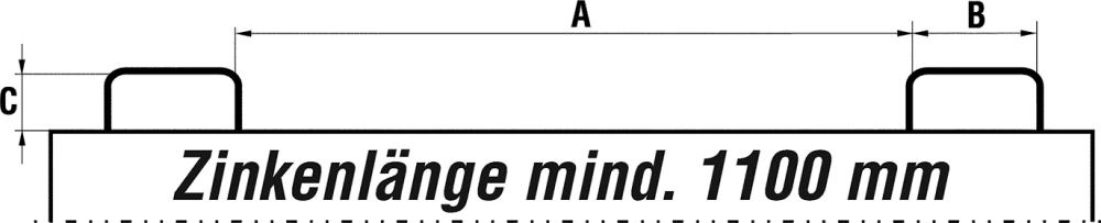 Mini-Klappbodenbehälter MSB 400, feuerverzinkt