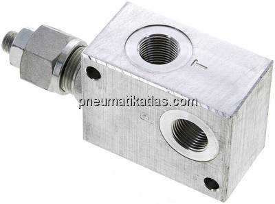 Druckbegrenzungsventil 3x G 3/8", 5 - 50 bar, max. 30 l/min