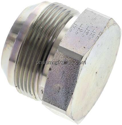 HD-Verschlussstopfen UN 1-7/8"-12(JIC), Stahl verzinkt