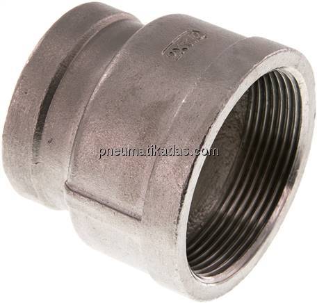 Rundmuffe Rp 2"-Rp 1-1/2", 1.4408