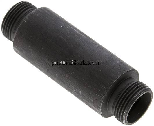 Schott-Anschweißverschraubung 15 L (M22x1,5), ohne Mutter & Schneidring, Stahl p