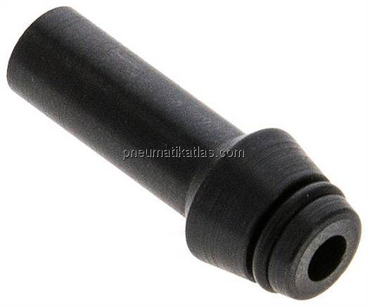 Anschweißnippel 8 x 2mm, Stahl phosphatiert