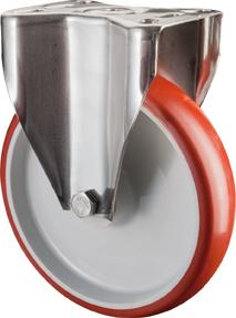 Bockrolle 200mm H110.B26 Platte,Polyure,ER,GL H110.B26.200 BS ROLLEN