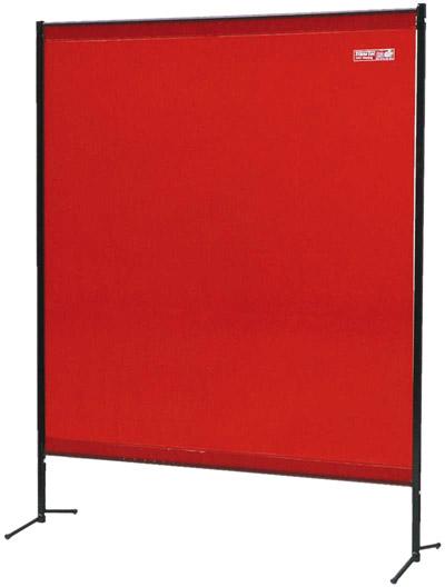 TransEco Schutzwand,0,4mmrot-ora,B2000xH1870mm,BS SINOtec