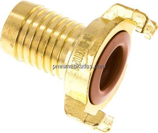GK-Schlauchkupplung,25 (1")mm Schlauch, Messing mit KTW-Zulassung