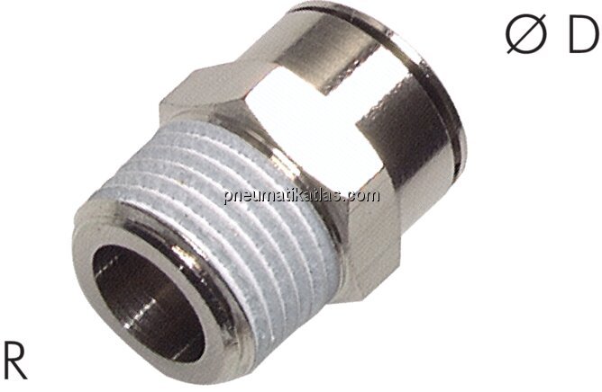 Exemplarische Darstellung: Gerader Einschraubansch