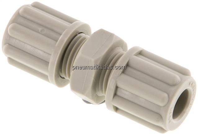 Gerade Verschraubung 6x4mm, Polypropylen