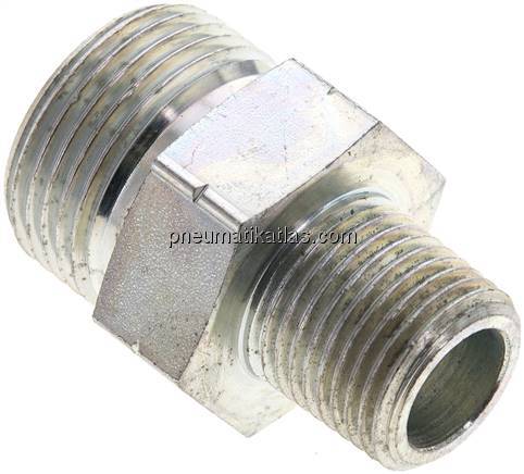 ORFS-Einschraubverschraubung UN 1-3/16"-12(AG)-NPT 1/2"