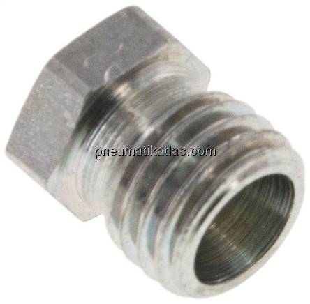 Verschlussverschraubung für Rohre 6 L (M12x1,5), Stahl verzinkt
