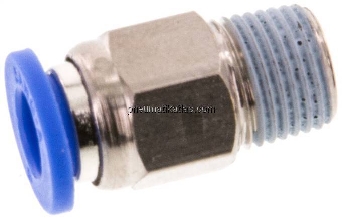 Gerader Steckanschluss R 1z/8"- 6mm, IQS-Standard