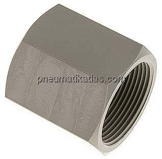 Muffe G 1-1/2"-G 1-1/2", Polypropylen