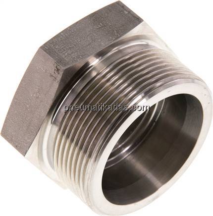 Verschlussverschraubung für Rohre 38 S (M52x2), 1.4571