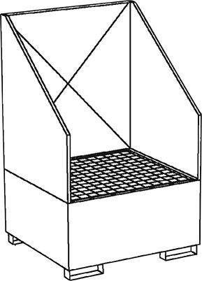 Auffangwanne Stahl WSP-KTC-SSS feuerverzinkt