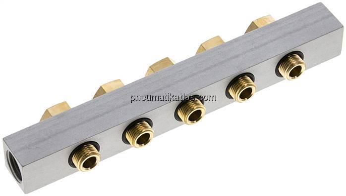 P-Leiste inkl. Hohlschrauben und Dichtungen für Ventilbaureihe M04 / P04