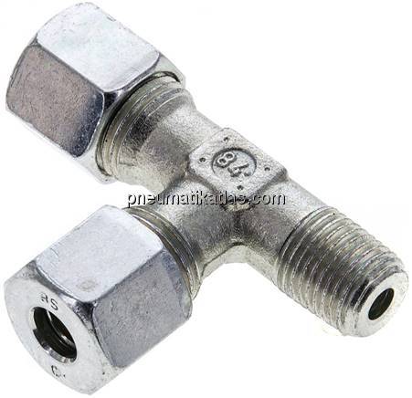 LE-Schneidringverschraubung R 1/4"-8 S (M16x1,5), Stahl verzinkt