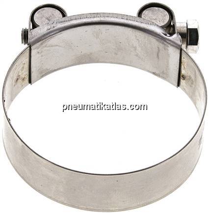 24mm Eco-Gelenkbolzenschelle, 74 - 79mm, 1.4301 (W4)