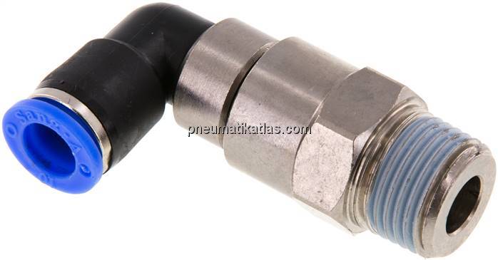 Winkel-Schnelldrehverschraubung R 1/2"-10mm, IQS-Standard