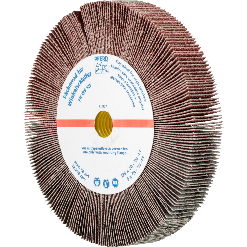 Fächerschleifwerkzeuge FR WS 12520 5/8-11 A 80