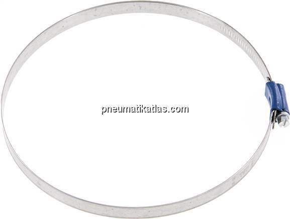 12mm Schlauchschelle 160 - 180mm, Stahl verzinkt (W1) (ABA)