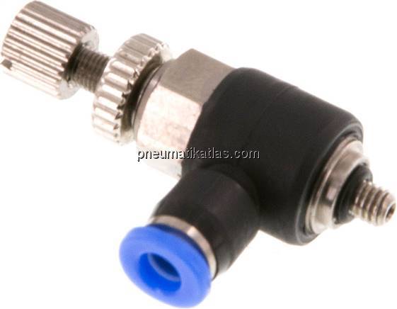 Mini-Winkel-Drosselrückschlagventile M 3-3mm