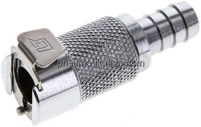 Kupplungsdose (LC) mit Schlauchtülle, Messing verchromt