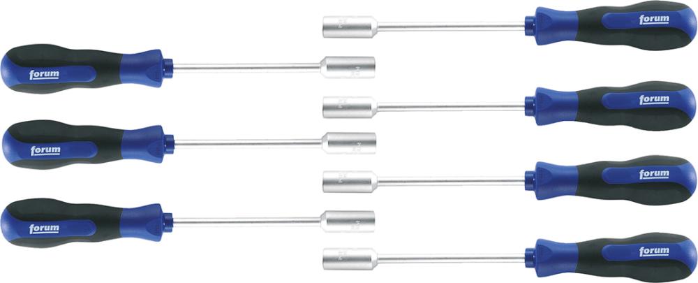 Steckschl.-Schr.-Dr.-Stz.7tlg. 5-13mm FORUM