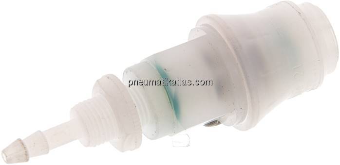 Schott-Kupplungsdose (NW5) 4mm Schlauch, PVDF