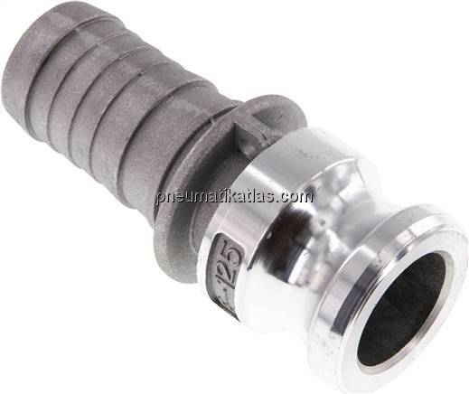 Kamlock-Stecker (E) 32 (1-1/4")mm Schlauch, Aluminium