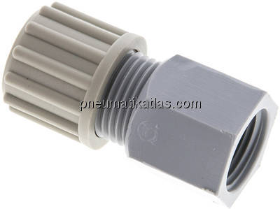 Aufschraub-Verschraubung G 3/8"-12x10mm, PA