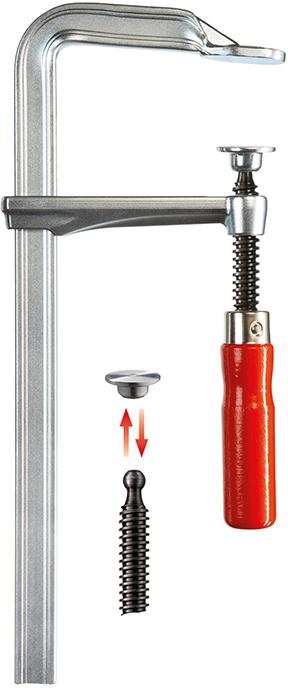 Ganzstahl-Schraubzwinge 1250x120mm Bessey