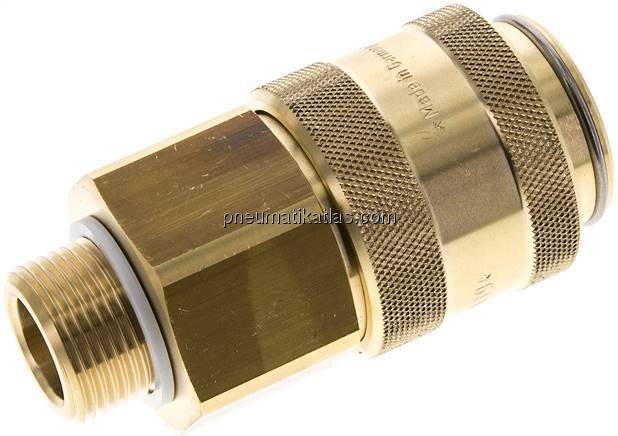 Kupplungsdose (NW19) G 3/4"(AG), Messing