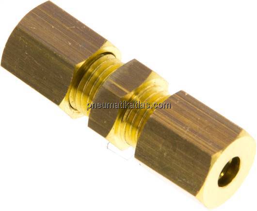 Gerade Klemmringverschraubung 4 (M8x1)mm, Messing