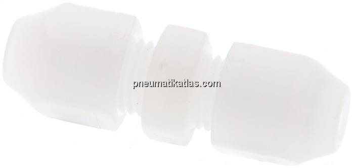 Gerade Schlauchverbindung 4x2mm, PVDF (FDA)
